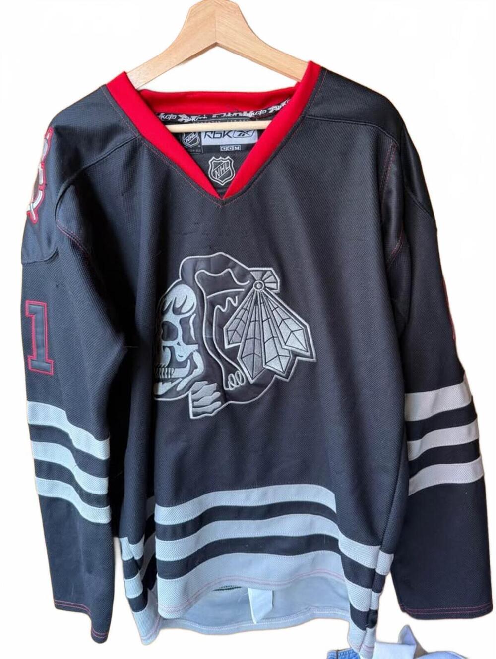 Men’s CCM Hossa Chicago Blackhawks Hockey Jersey Sz 50